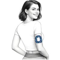 Omnipod Pflaster - Batik Peacock