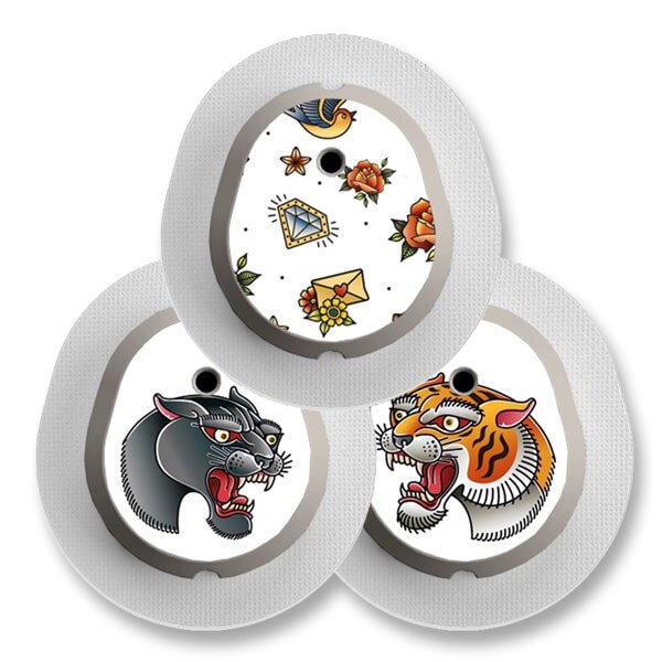 Dexcom G7 Sticker - 3er Set "Tattoo"