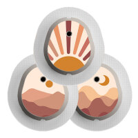 Dexcom G7 Sticker - 3er Set "Sunset"