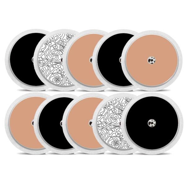 FreeStyle Libre 2 Sticker - 10er Set "Black & White"