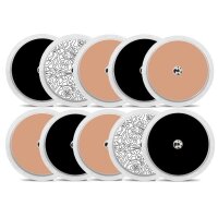FreeStyle Libre 2 Sticker - 10er Set "Black &...
