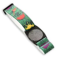 FreeStyle Libre (1 & 2) Fixierband - Halter: Gitter Schwarz (Bandfarbe wählbar)