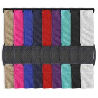 FreeStyle Libre (1 & 2) Fixierband - Halter: Gitter Schwarz (Bandfarbe wählbar)