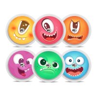 FreeStyle Libre 2 Sticker - 6er Set "Monsterparty"