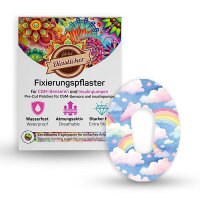 Dexcom G6 Pflaster - Rainbow Clouds