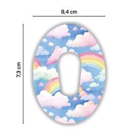 Dexcom G6 Pflaster - Rainbow Clouds