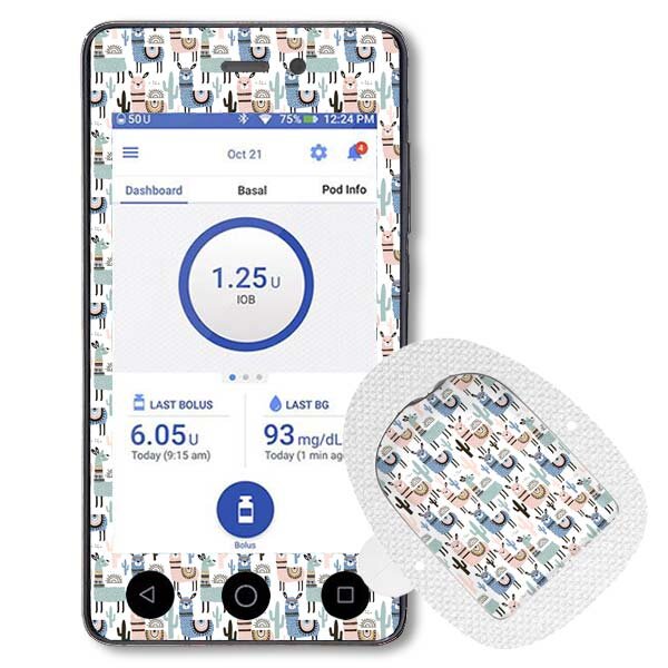 Omnipod Dash Sticker - No Drama Lama