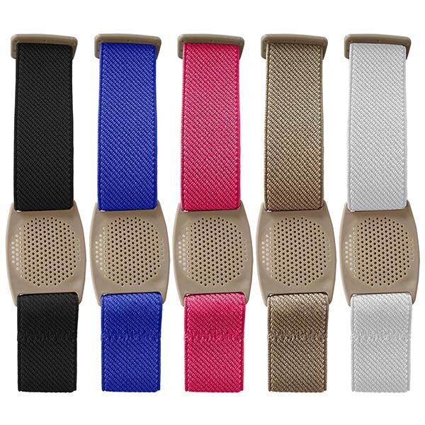 FreeStyle Libre (1 & 2) Fixierband - Halter: Gitter Beige (Bandfarbe wählbar)