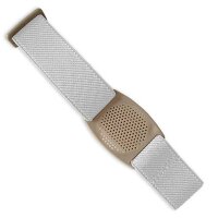 FreeStyle Libre (1 & 2) Fixierband - Halter: Gitter Beige (Bandfarbe wählbar)