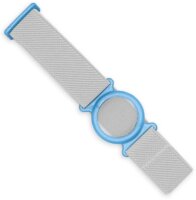 FreeStyle Libre (1 & 2) Fixierband - Halter: Ring Hellblau (Bandfarbe wählbar)