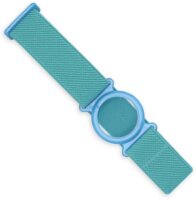 FreeStyle Libre (1 & 2) Fixierband - Halter: Ring Hellblau (Bandfarbe wählbar)