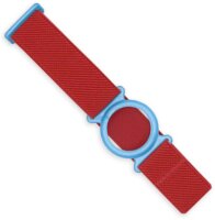 FreeStyle Libre (1 & 2) Fixierband - Halter: Ring Hellblau (Bandfarbe wählbar)