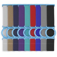 FreeStyle Libre (1 & 2) Fixierband - Halter: Ring Hellblau (Bandfarbe wählbar)