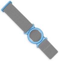 FreeStyle Libre (1 & 2) Fixierband - Halter: Ring Hellblau (Bandfarbe wählbar)