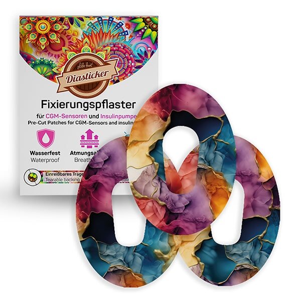 Dexcom G6 Pflaster - Colorful Smoke