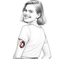 Dexcom G6 Pflaster - Colorful Smoke