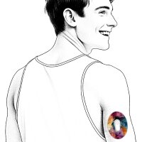 Dexcom G6 Pflaster - Colorful Smoke