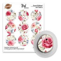 Dexcom G7 Sticker - 9er Set "Red Roses"