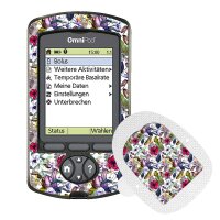 Omnipod PDM-Sticker - Wild Flowers