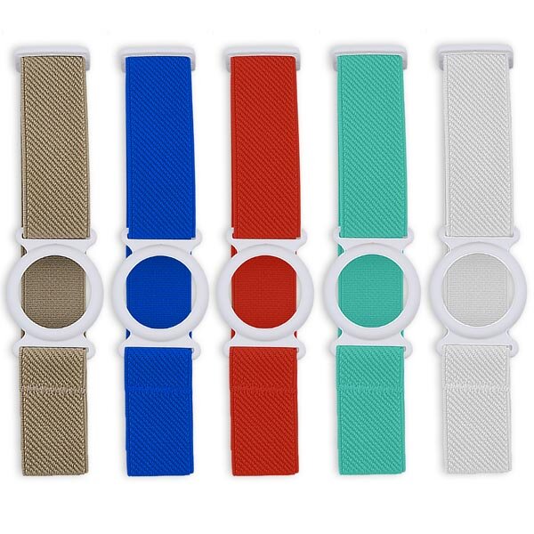 FreeStyle Libre (1 & 2) Fixierband - Halter: Ring Weiß (Bandfarbe wählbar)