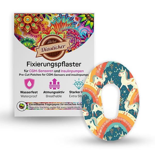 Dexcom G6 Pflaster - Unicorn Glow