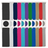 FreeStyle Libre 3 Fixierband - Halter: Ring Weiß (Bandfarbe wählbar)