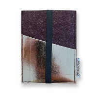 Filztasche klein "Roségold" - verschiedene Farben