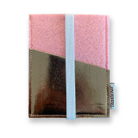 Filztasche klein "Roségold" - verschiedene Farben