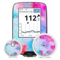 FreeStyle Libre Sticker (Messgerät) - Watercolor