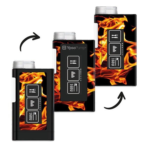Mylife Ypsopump Sticker - Flames