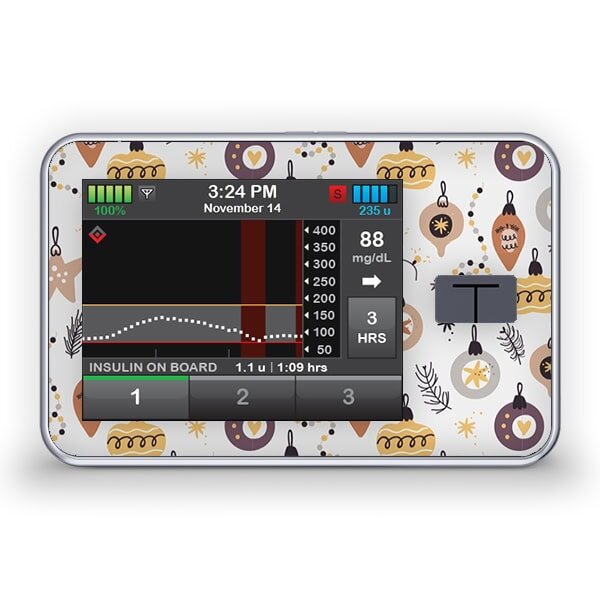 Tandem t:slim X2 Sticker – Sweet Christmas