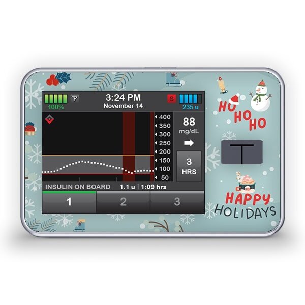 Tandem t:slim X2 Sticker – Hello December