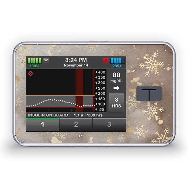 Tandem t:slim X2 Sticker – Glory Christmas