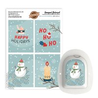 Omnipod Podsticker – Hello December (4er Set)