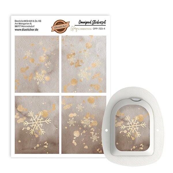 Omnipod Podsticker – Glory Christmas (4er Set)