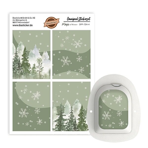 Omnipod Podsticker – Magic of Winter (4er Set)