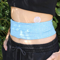 Bauchgurt für Insulinpumpe - Light Blue