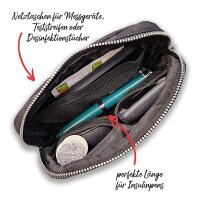 Bauchtasche für Diabeteszubehör (Schwarz)