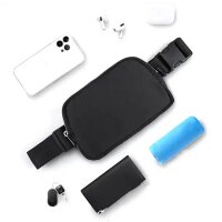 Bauchtasche für Diabeteszubehör (Schwarz)