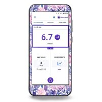 Omnipod 5 Sticker – Purple Flowers