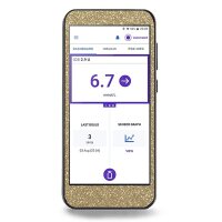 Omnipod 5 Sticker - Gold Glitzer | Diasticker®