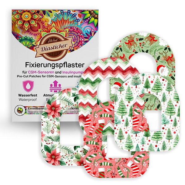 Omnipod Pflaster - Mix-Paket - CHRISTMAS