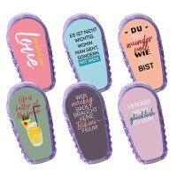 Dexcom G6 Sticker - 6er Set "Lebensmotto"