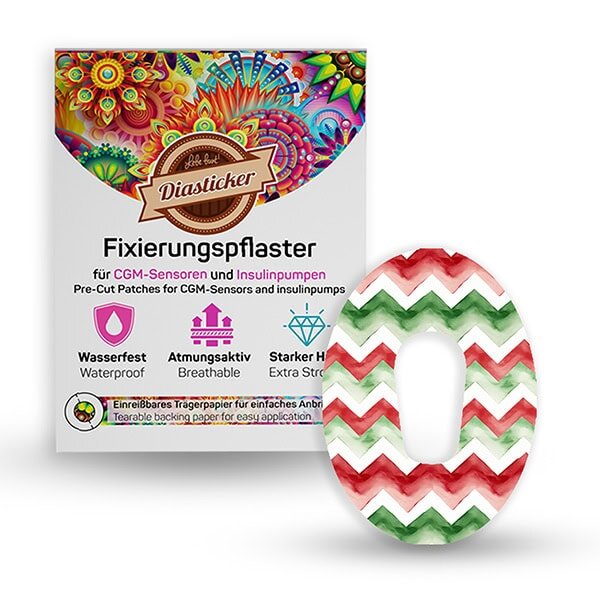 Dexcom G6 Pflaster - Candy Cane