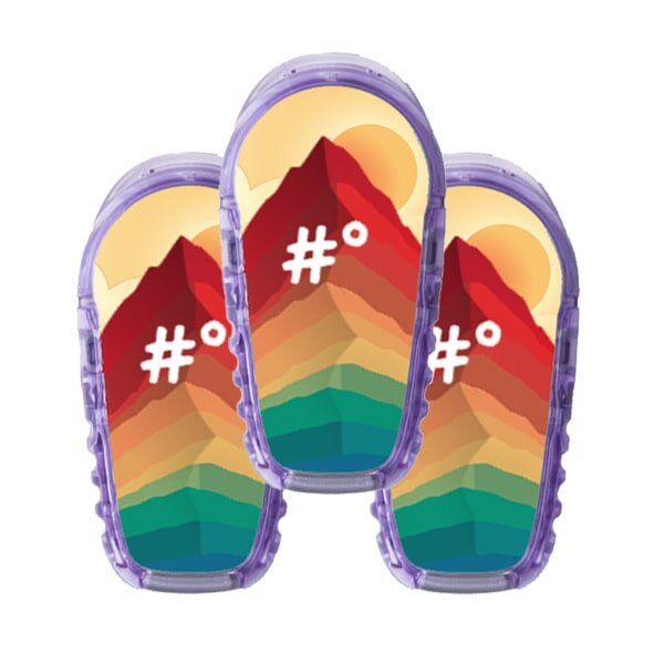 3x Dexcom G6 Sticker (Transmitter) - My Highs and Lows (Community Design)