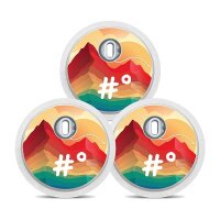 3x FreeStyle Libre **3** Sticker - My Highs and Lows...