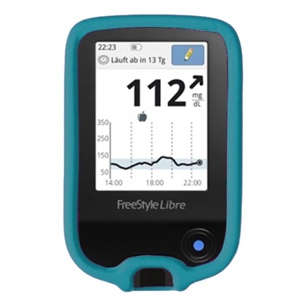 FreeStyle Libre Schutzhülle aus Silikon | Aquamarine