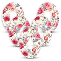 Dexcom G6 Pflaster - Red Roses