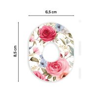 Dexcom G7 Pflaster - Red Roses