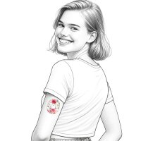 Dexcom G7 Pflaster - Red Roses